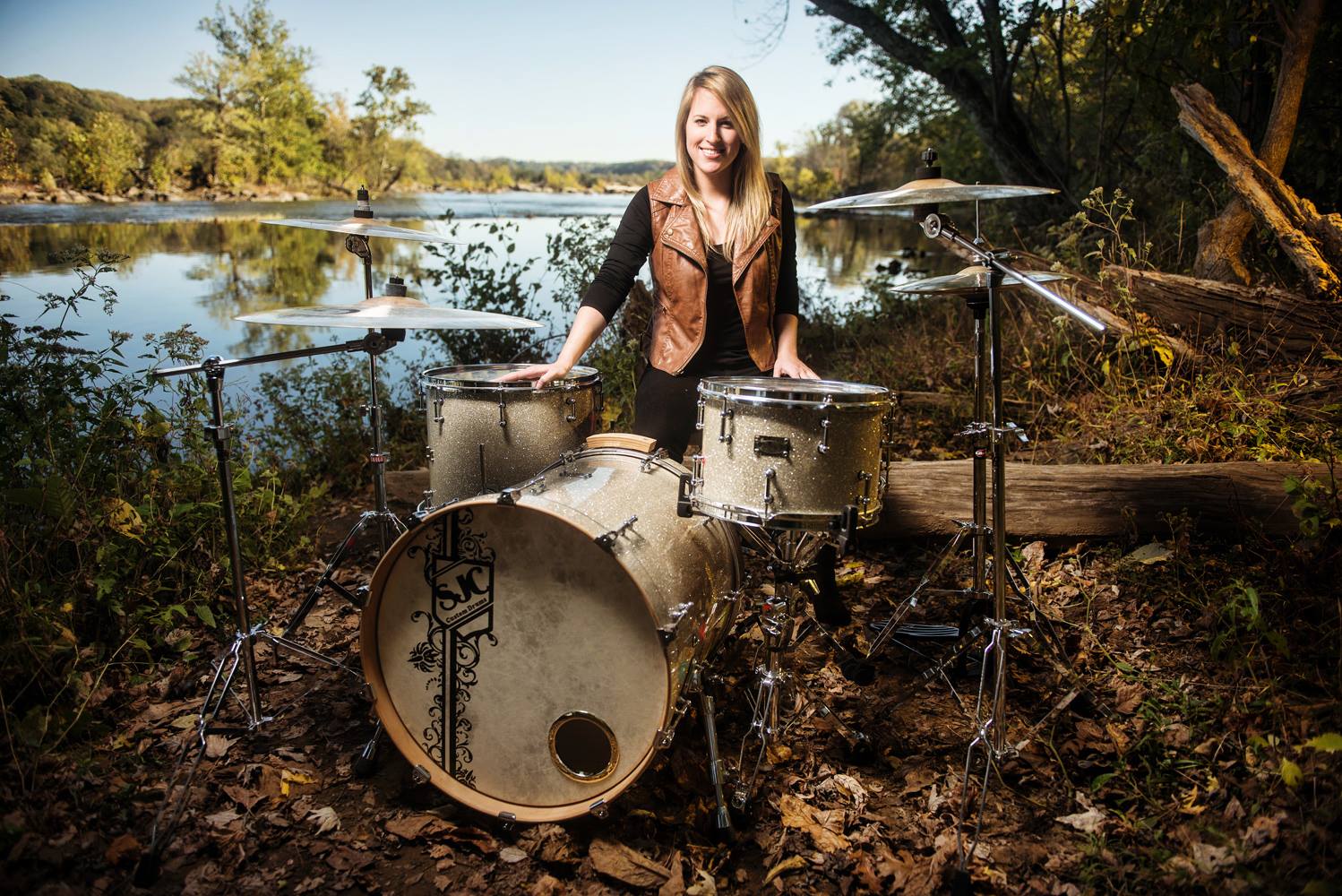 Jacqueline Cassell, Jacqueline Cassell SJC, Jacqueline Cassell SJC Drums, SJC Drums, SJC Custom Drums